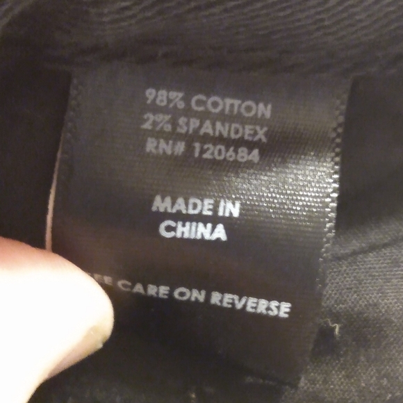 Rude Skinny Dark Black Jeans Women's Size 26 - Picture 6 of 11